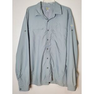 Mountain Hardwear Mens Canyon Long Sleeve Quick Dry Vented XL Extra Large Hiking